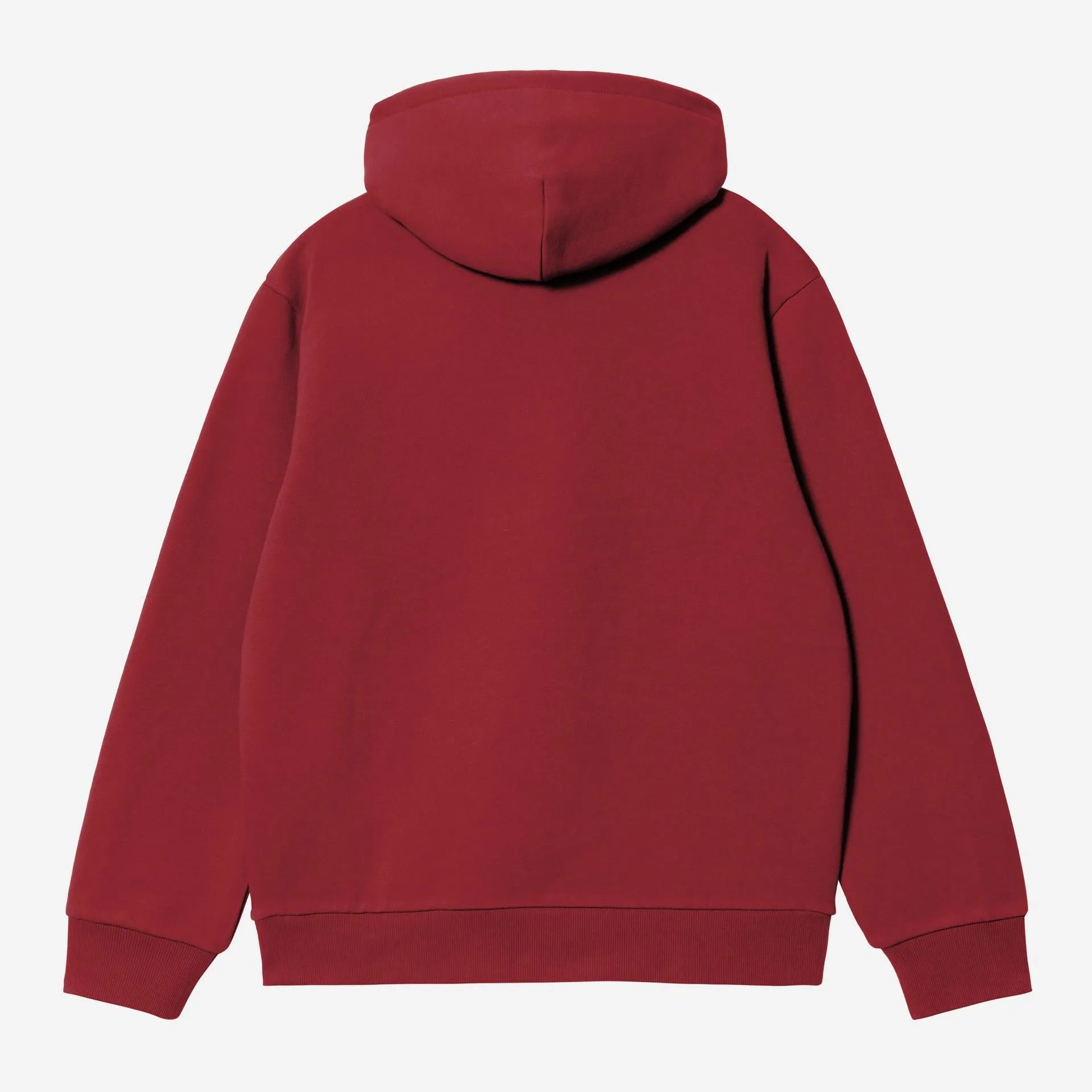 Carhartt WIP Mens Carhartt Hoodie | Scarlet / Graphite sold by The Foot Factory product image thumbnail 2