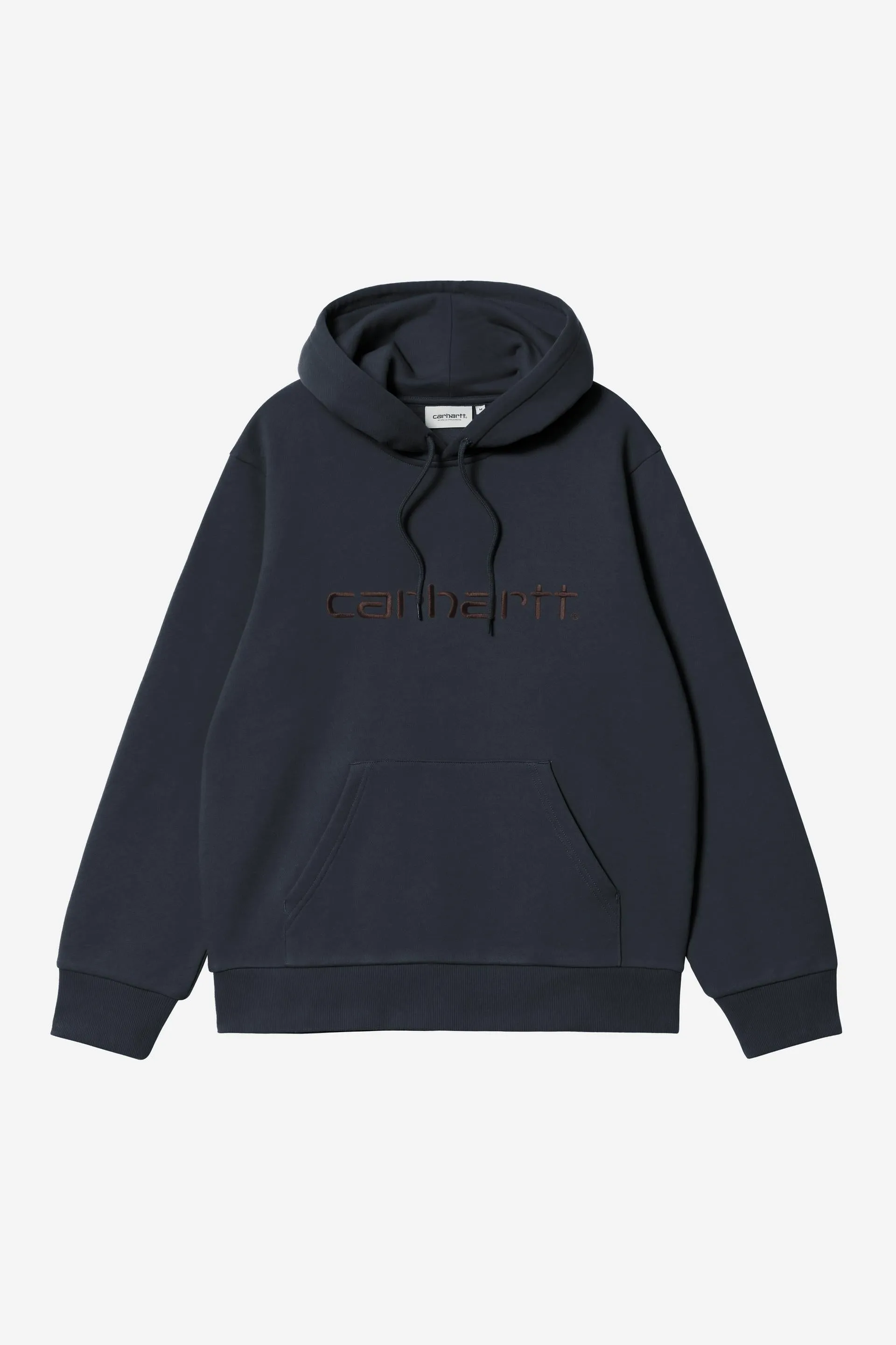 Carhartt WIP Mens Carhartt Hoodie | Deep Night / Palisander sold by The Foot Factory