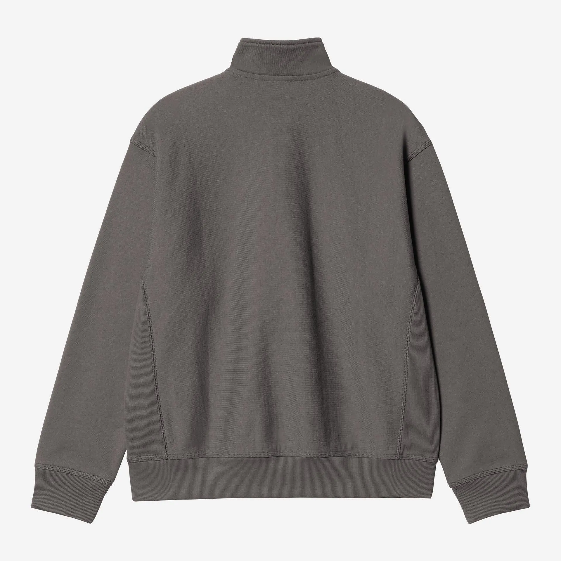 Carhartt WIP Mens Half Zip American Script Sweat Top | Porphyry sold by The Foot Factory product image thumbnail 2
