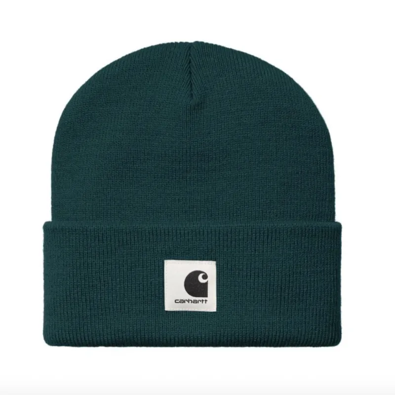 Carhartt WIP Womens Ashley Beanie | Deep Lagoon sold by The Foot Factory