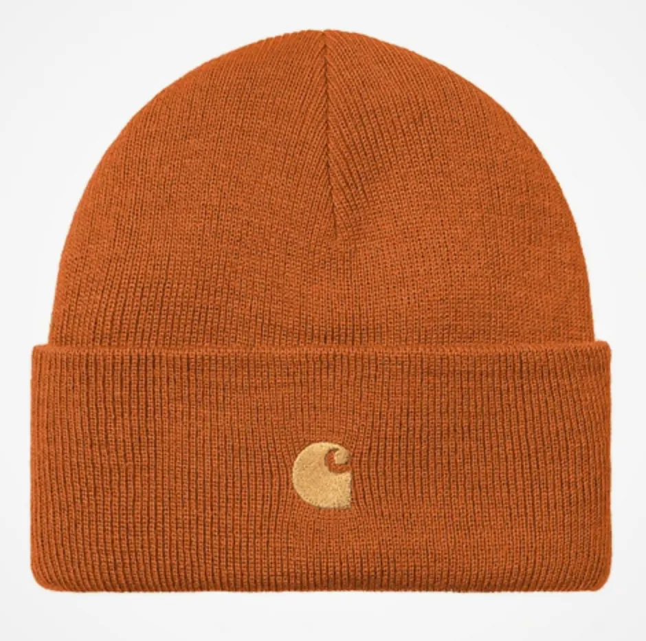 Carhartt WIP Unisex Chase Beanie | Turmeric sold by The Foot Factory