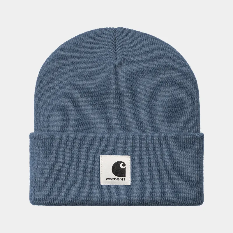 Carhartt WIP Unisex Ashley Beanie - Hudson Blue made by Carhartt WIP