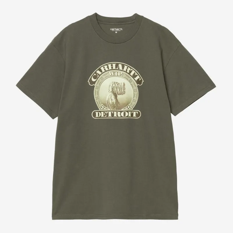 Carhartt WIP Mens Cold World T-Shirt | Opuntia sold by The Foot Factory