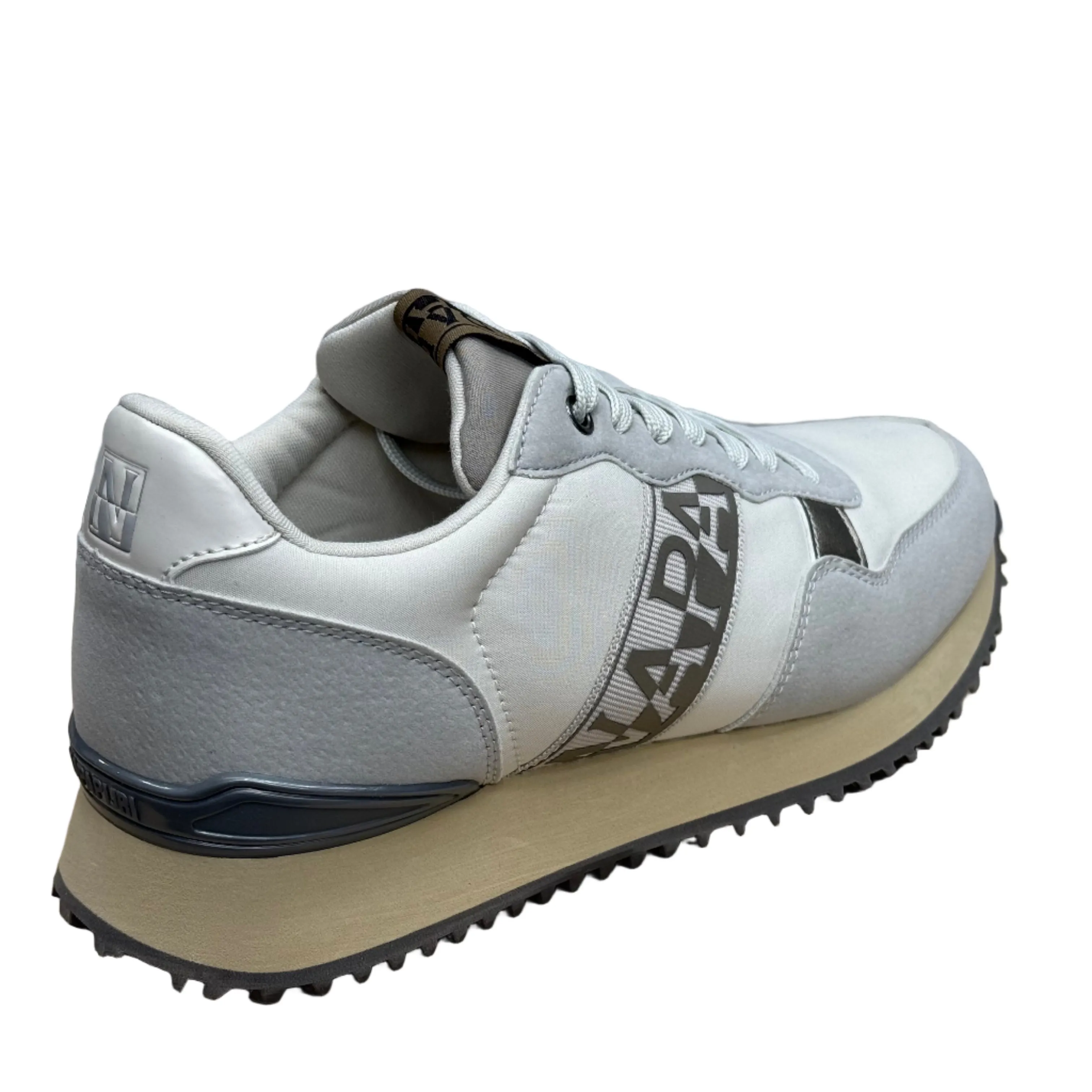 Napapijiri Womens Astra Trainers | White / Beige sold by The Foot Factory product image thumbnail 4