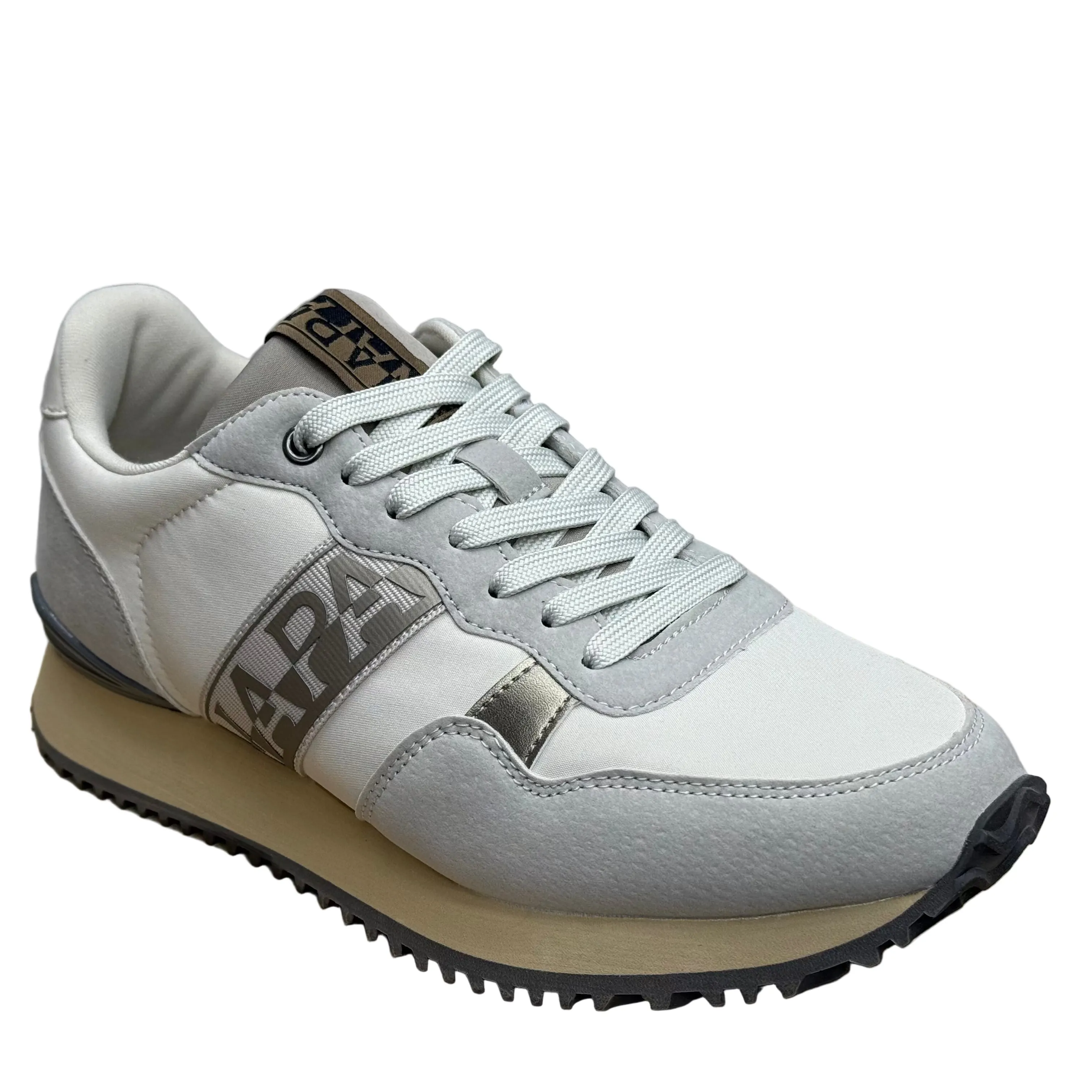 Napapijiri Womens Astra Trainers | White / Beige sold by The Foot Factory product image thumbnail 2