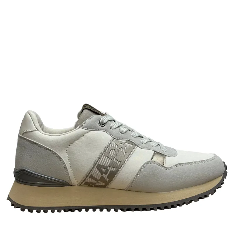 Napapijiri Womens Astra Trainers | White / Beige sold by The Foot Factory