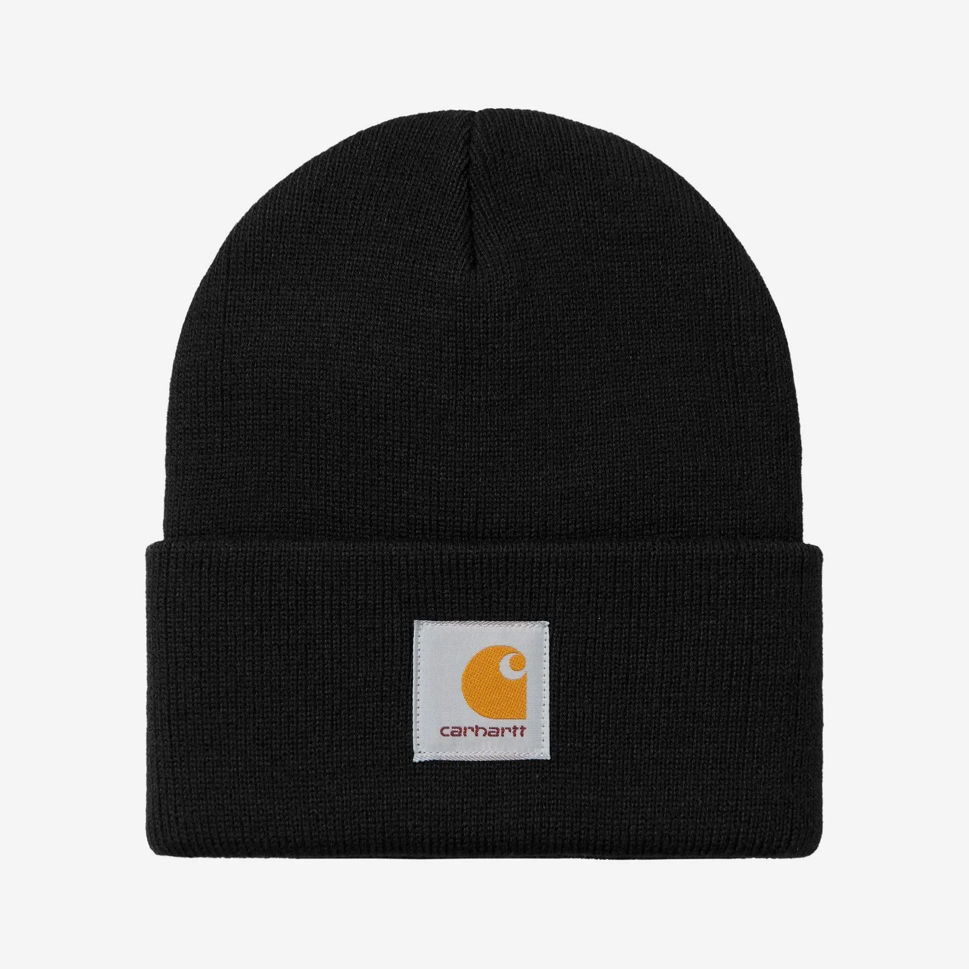 Carhartt WIP Unisex Short Watch Hat | Black sold by The Foot Factory