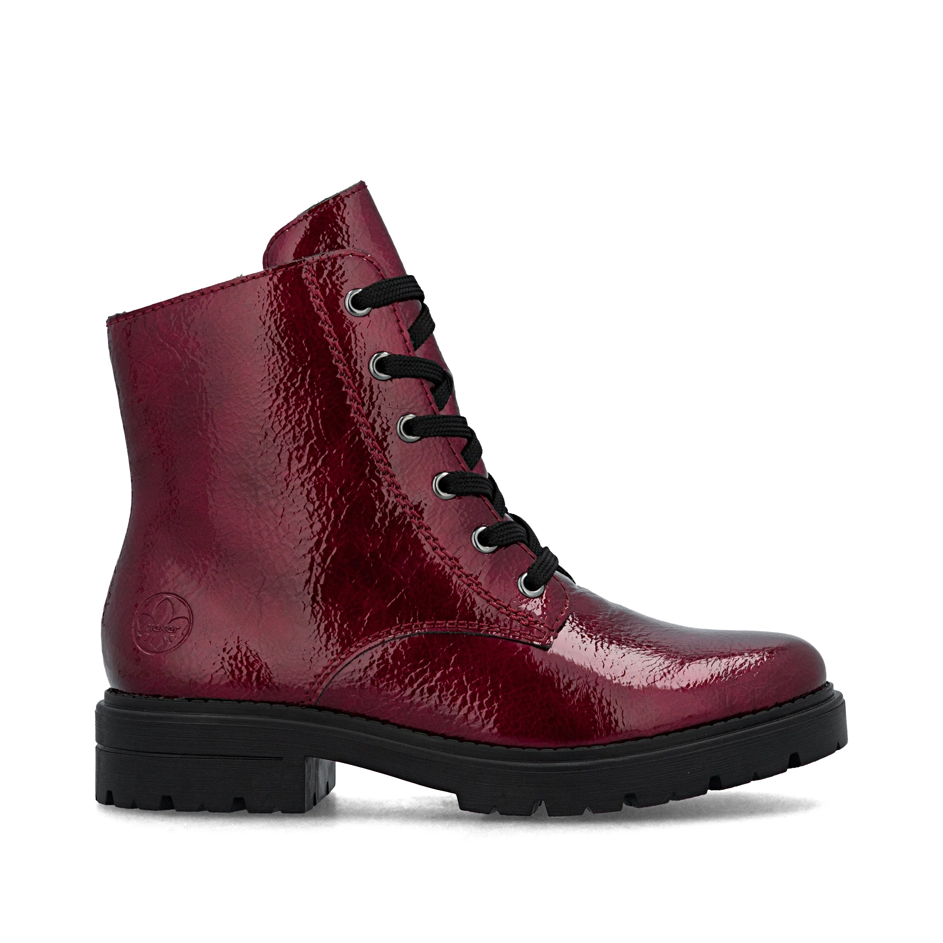 Rieker Womens Fashion Classic Ankle Boots | Red sold by The Foot Factory
