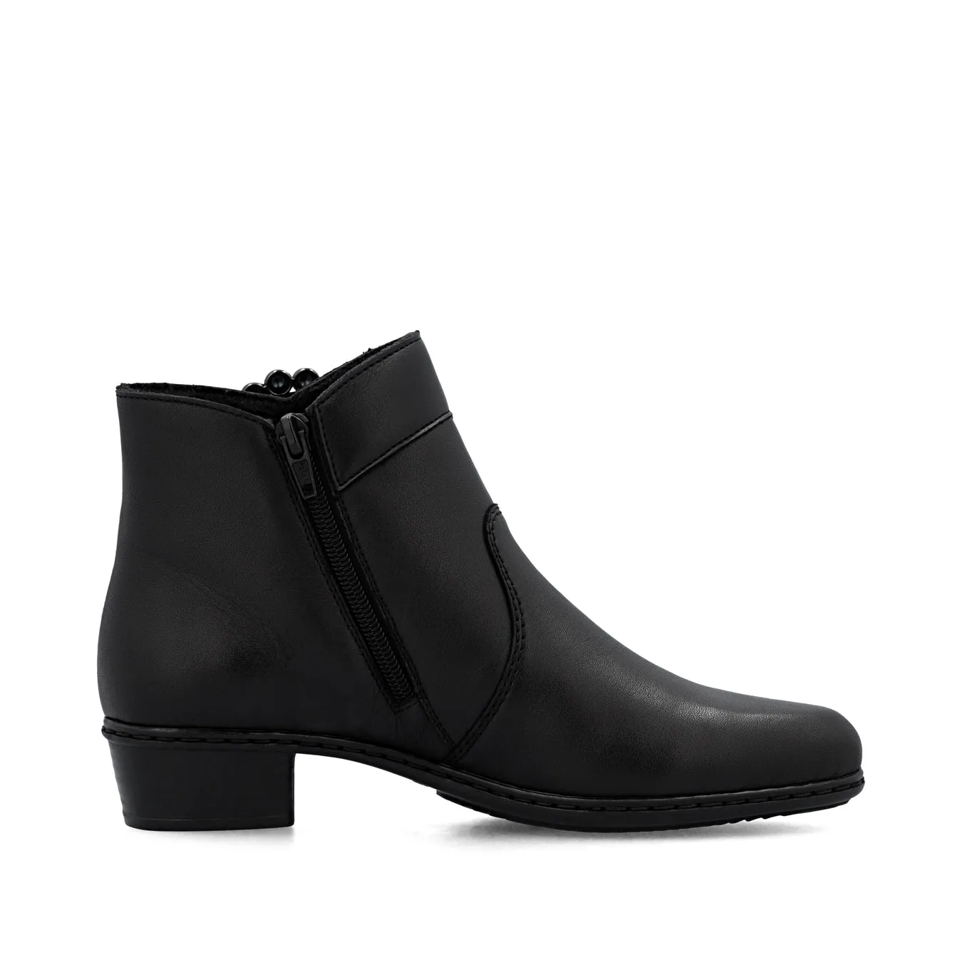 Rieker Womens Fashion Buckle Detail Ankle Boots | Black sold by The Foot Factory product image thumbnail 3