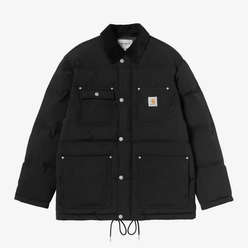 Carhartt WIP Mens Rayler Jacket | Black / Black sold by The Foot Factory