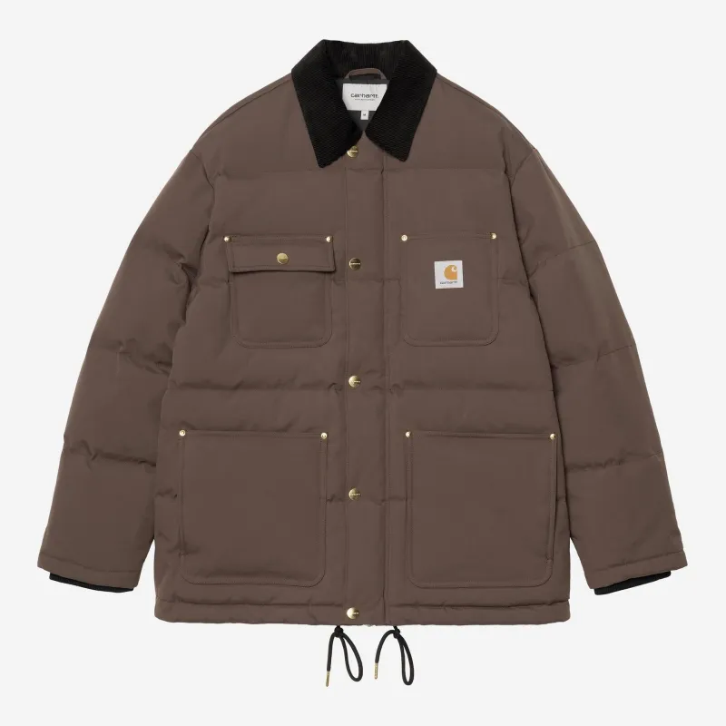 Carhartt WIP Mens Rayler Jacket | Tobacco / Black sold by The Foot Factory