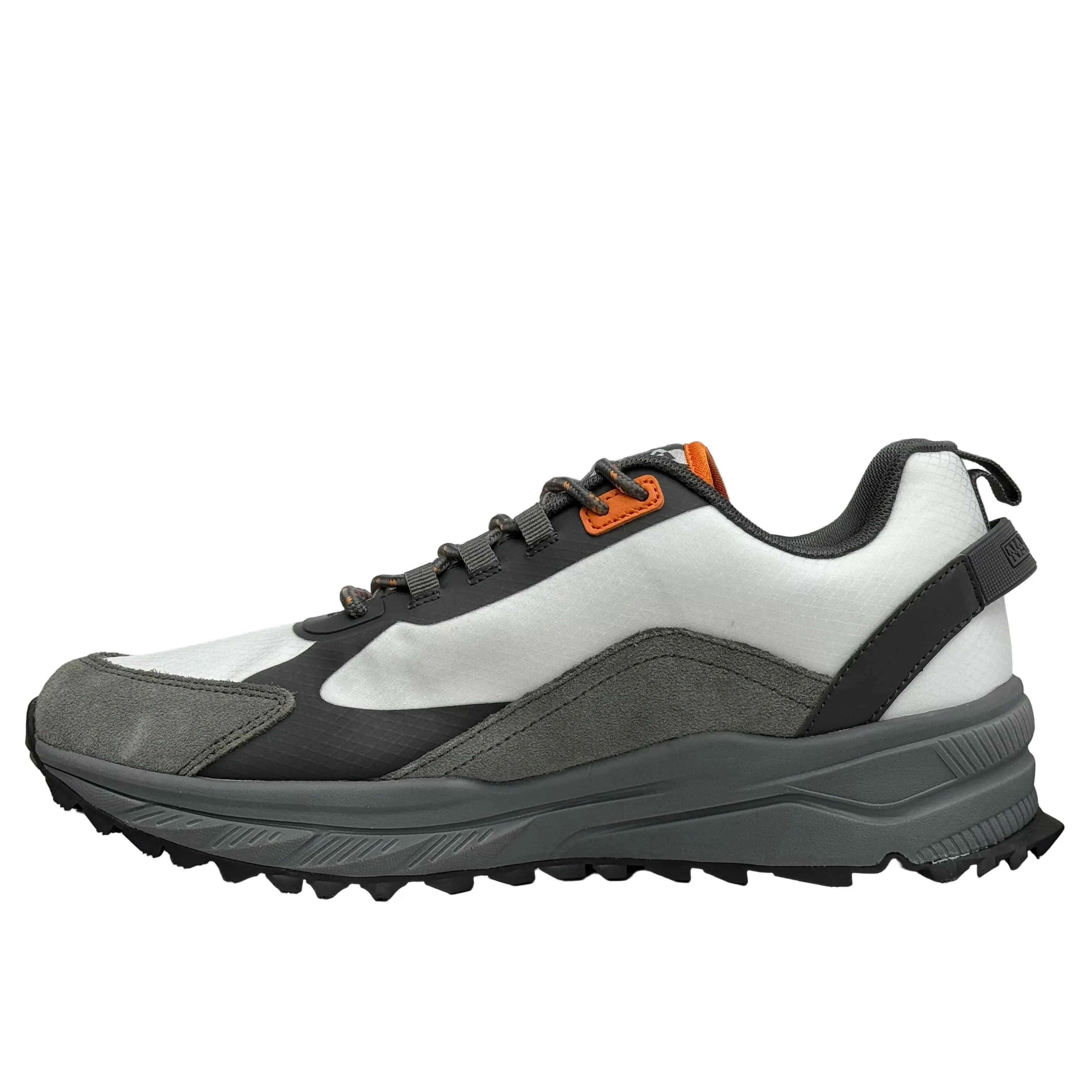 Napapijiri Mens Vortec Trainers | White / Grey sold by The Foot Factory product image thumbnail 3