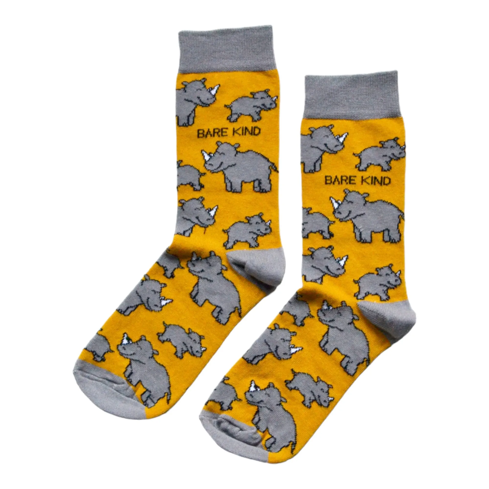 Bare Kind Save the Rhino Bamboo Socks sold by The Foot Factory