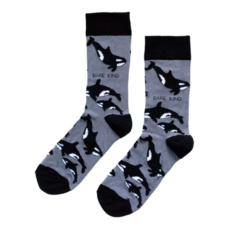 Bare Kind Save the Orca Bamboo Socks sold by The Foot Factory