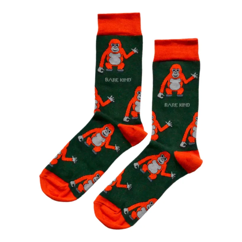 Bare Kind Save the Orangutan Bamboo Socks sold by The Foot Factory