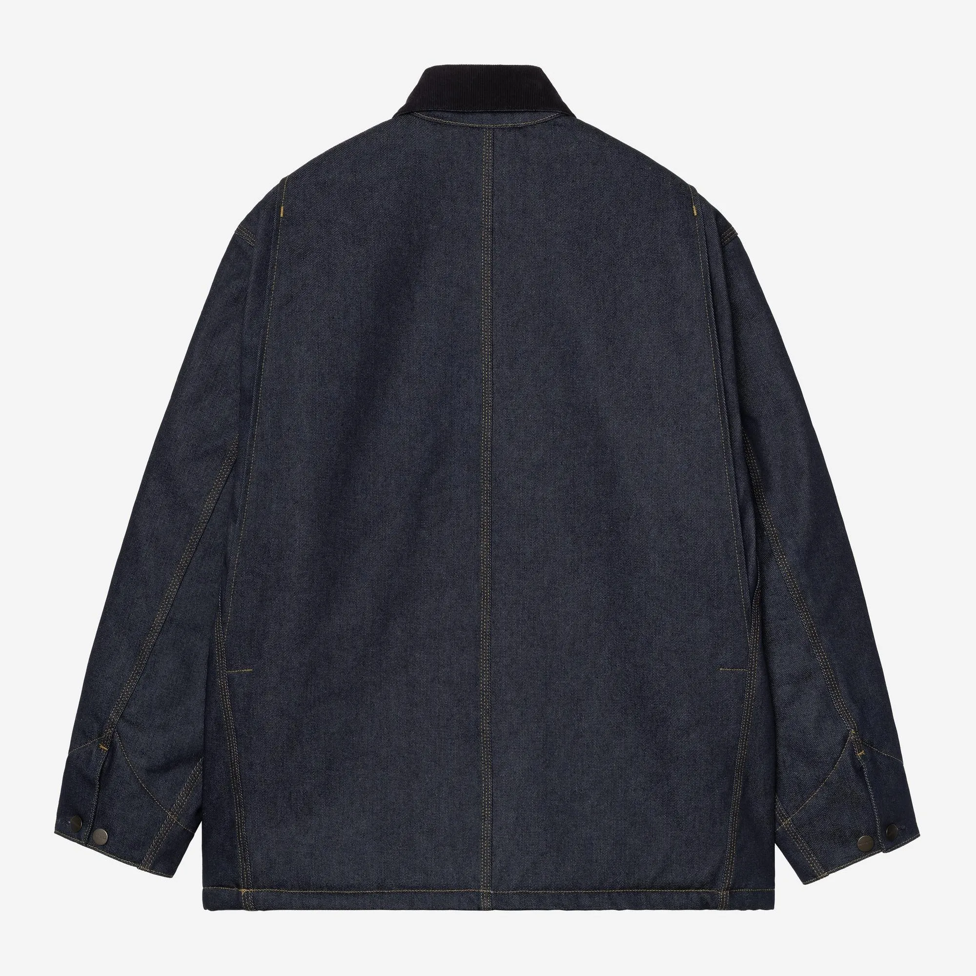 Carhartt WIP Mens OG Chore Maitland Denim Coat Jacket | Blue / Dark Navy Rigid sold by The Foot Factory product image thumbnail 2