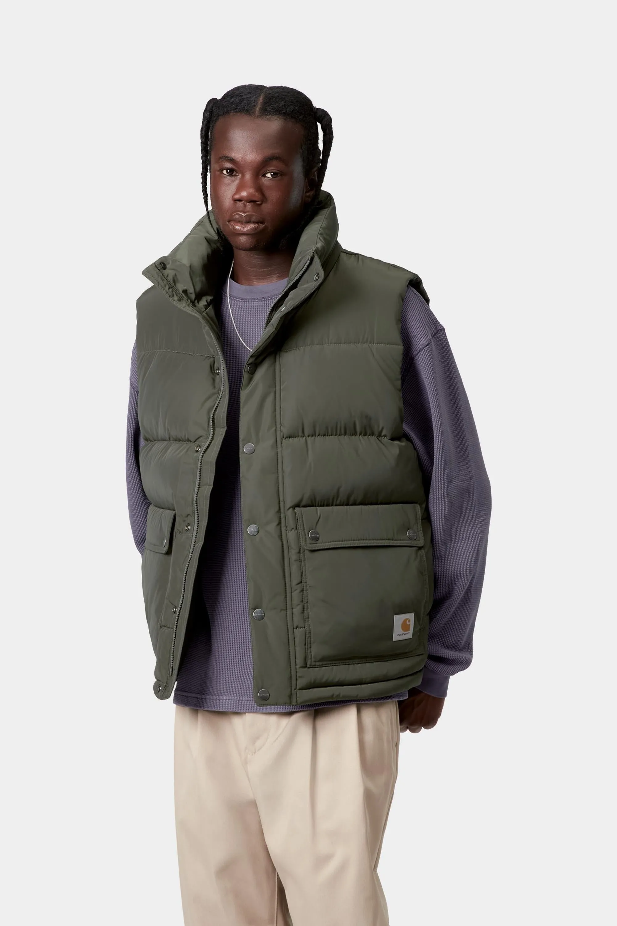 Carhartt WIP Mens Brent Vest | Opuntia sold by The Foot Factory product image thumbnail 4