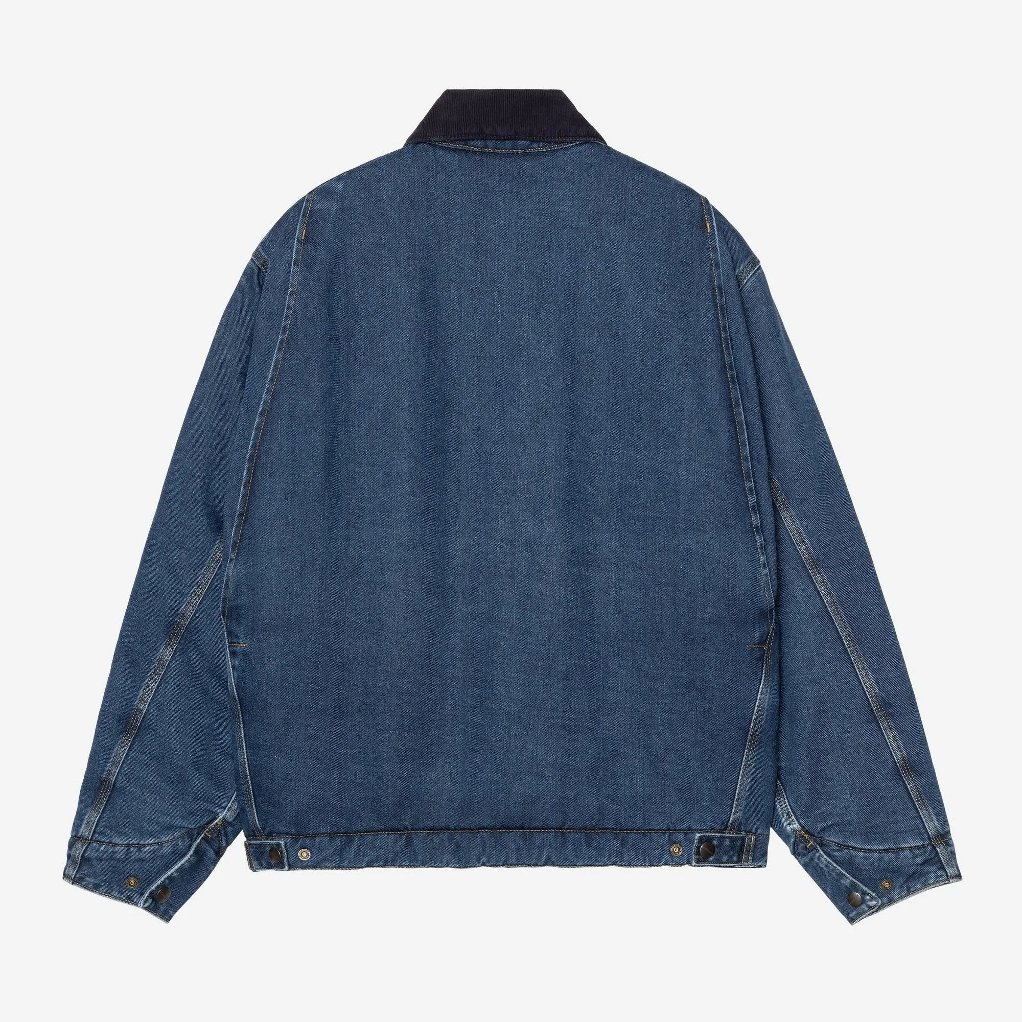 Carhartt WIP Mens OG Detroit Maitland Denim Jacket | Blue / Dark Navy sold by The Foot Factory product image thumbnail 2
