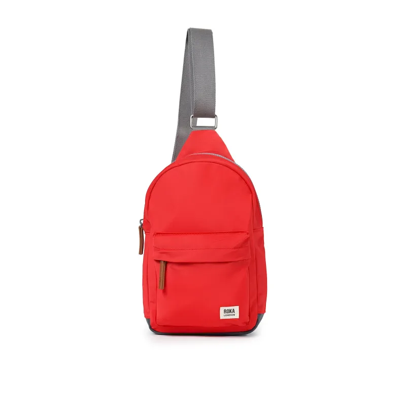 ROKA Willesden B Large Recycled Nylon Bag | Chilli Oil sold by The Foot Factory