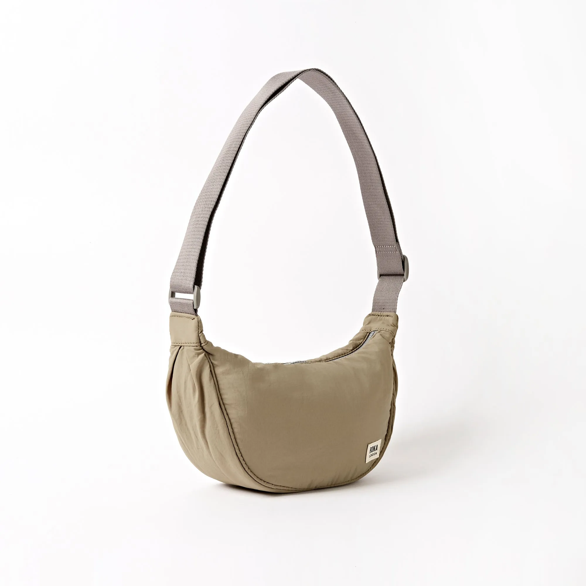 ROKA Farringdon Taupe Recycled Taslon Bag sold by The Foot Factory product image thumbnail 2