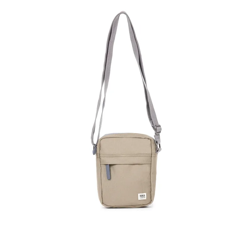 ROKA Bond Taupe Recycled Canvas Bag sold by The Foot Factory