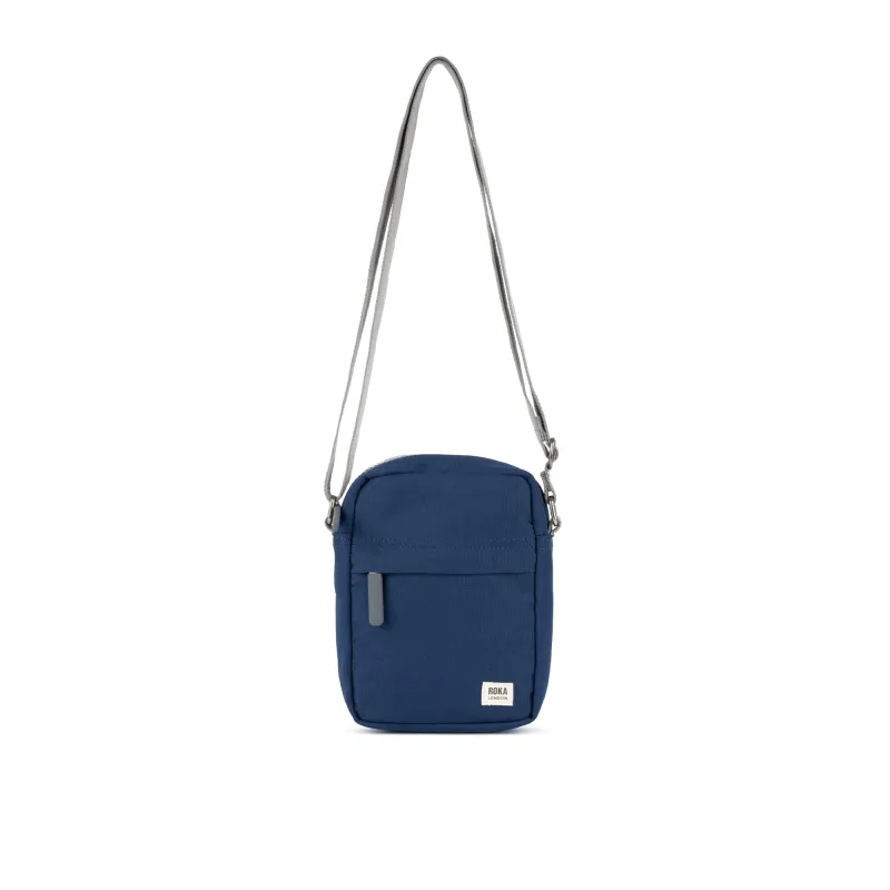 ROKA Bond Crisp Blue Recycled Canvas Bag sold by The Foot Factory