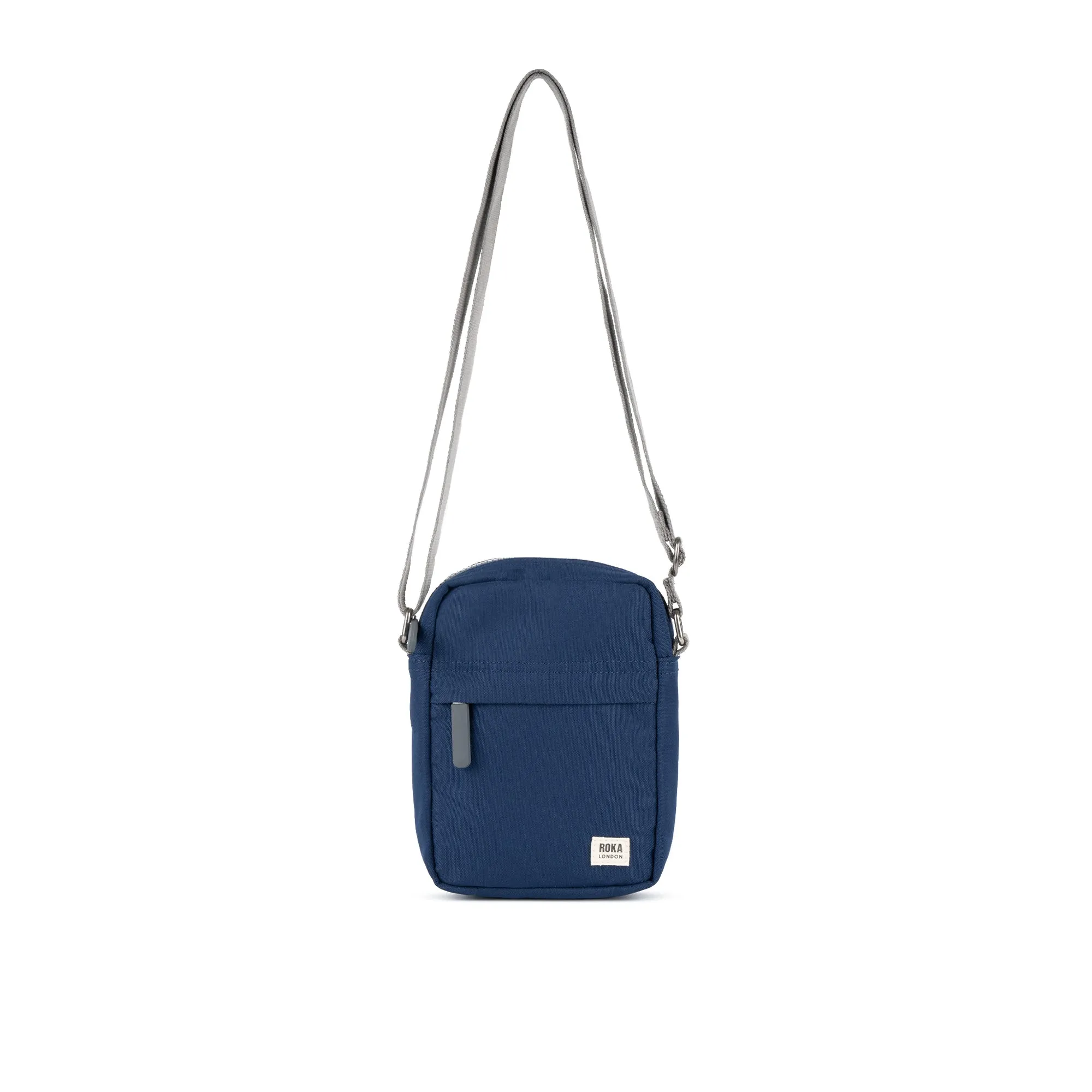 ROKA Bond Crisp Blue Recycled Canvas Bag sold by The Foot Factory