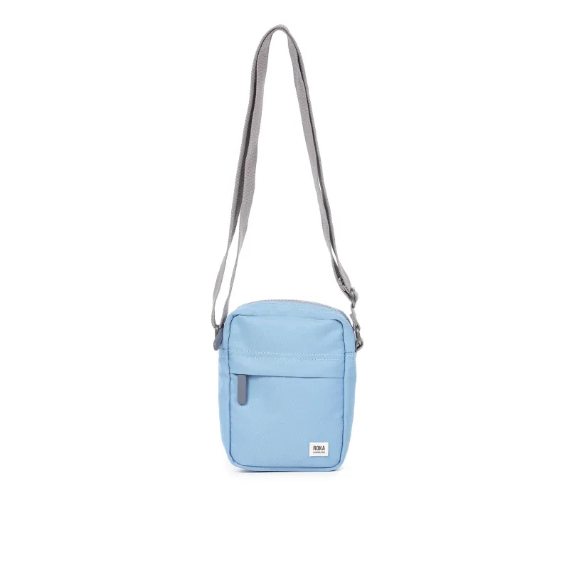 ROKA Bond Retro Blue Recycled Canvas Bag sold by The Foot Factory