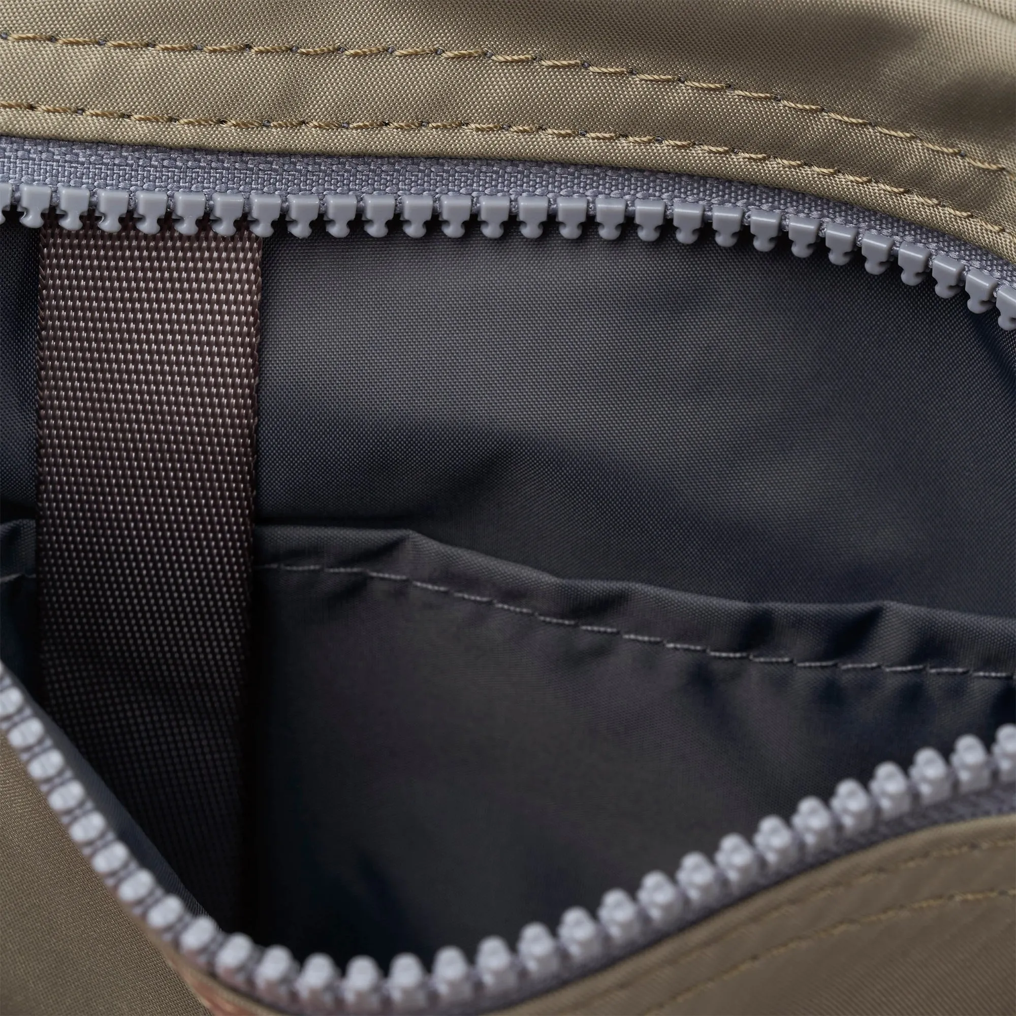 ROKA Chelsea B Taupe Recycled Nylon Bag sold by The Foot Factory product image thumbnail 5