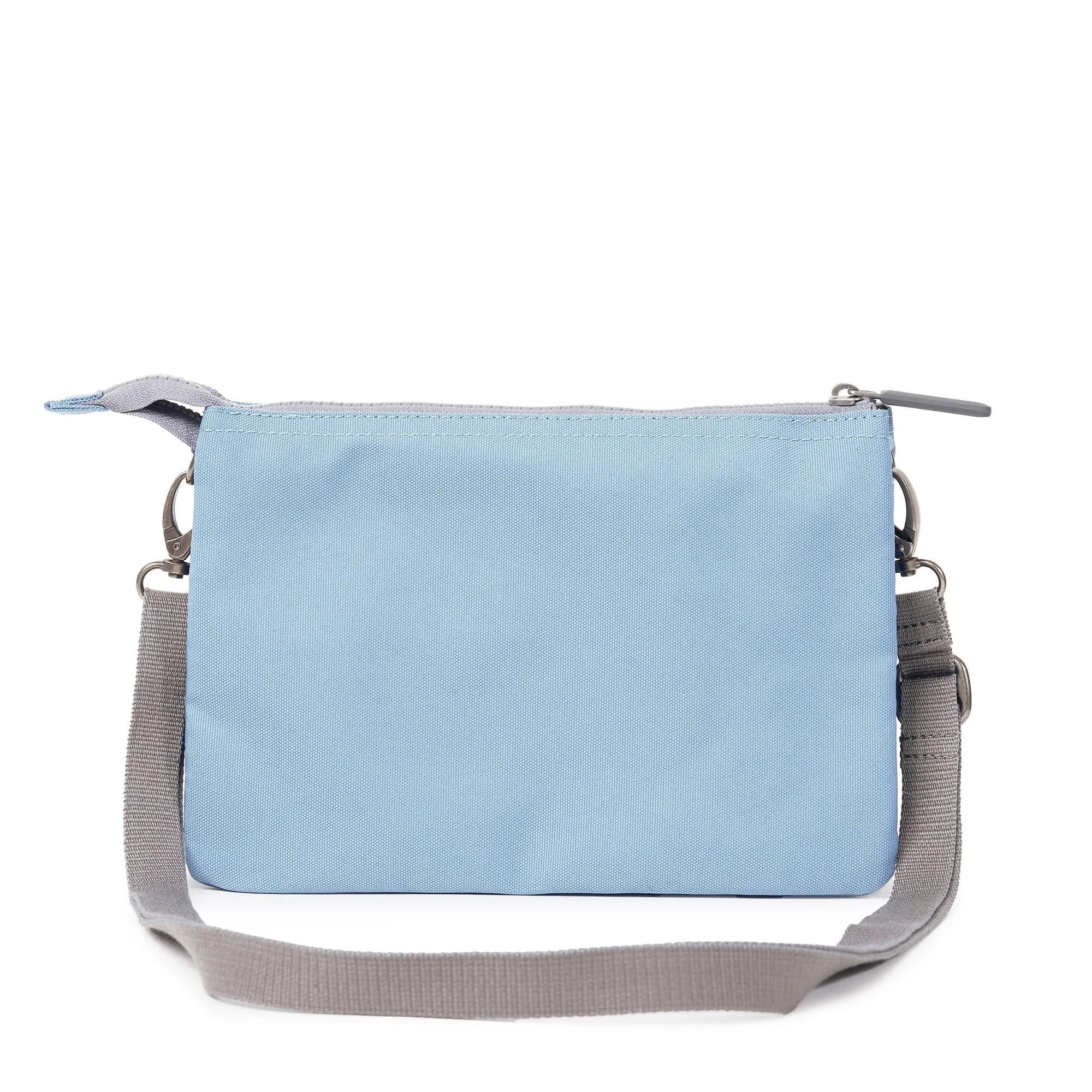 ROKA Carnaby Crossbody XL Retro Blue Recycled Canvas Bag sold by The Foot Factory product image thumbnail 3