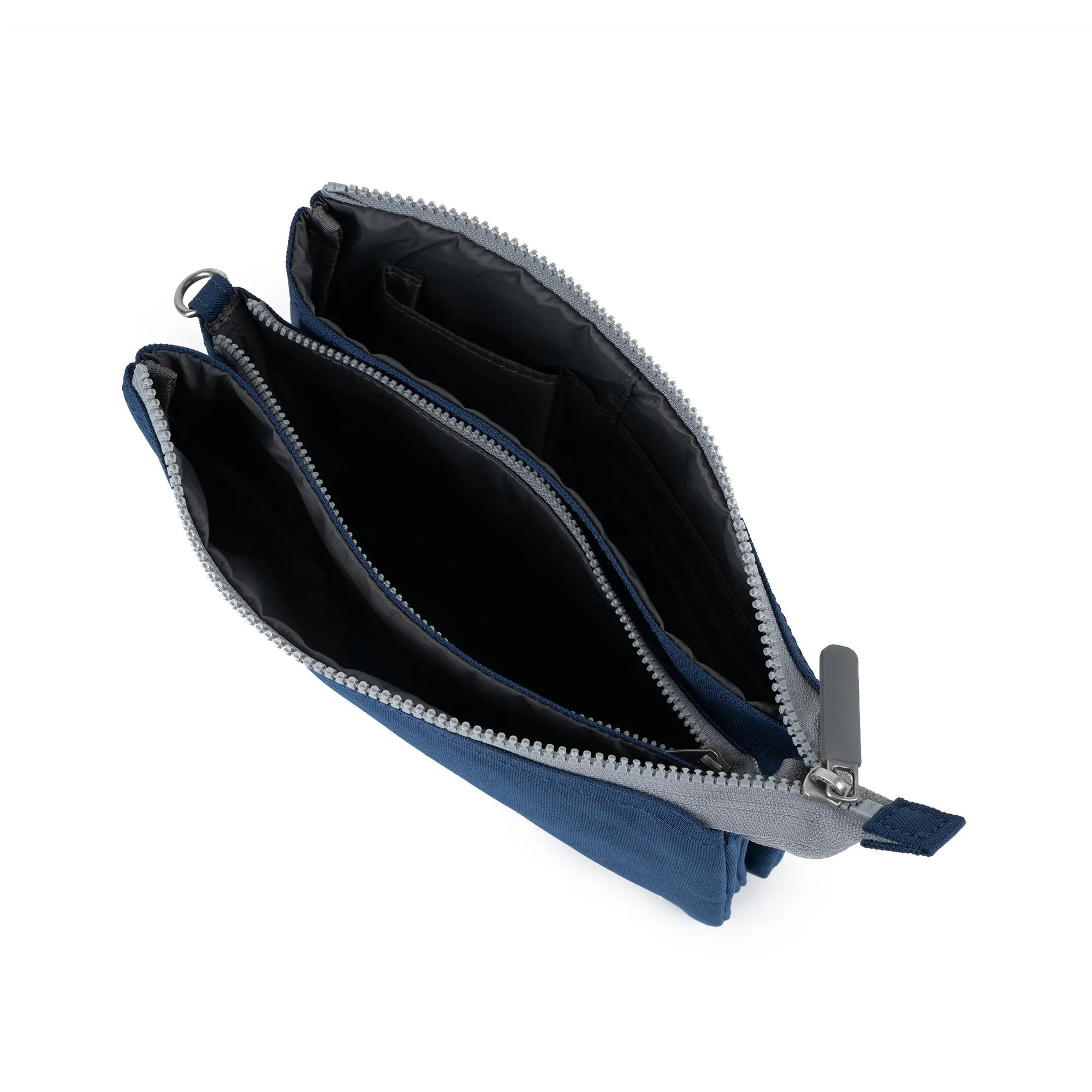 ROKA Carnaby Crossbody XL Crisp Blue Recycled Canvas Bag sold by The Foot Factory product image thumbnail 5