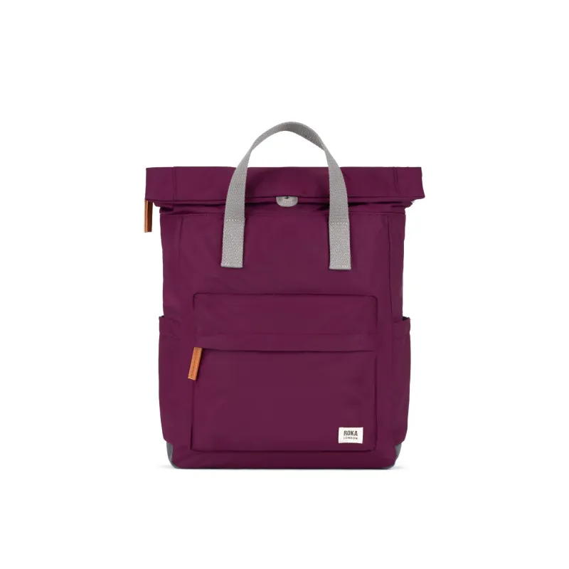 ROKA Canfield B Royal Burgundy Medium Recycled Nylon Bag sold by The Foot Factory