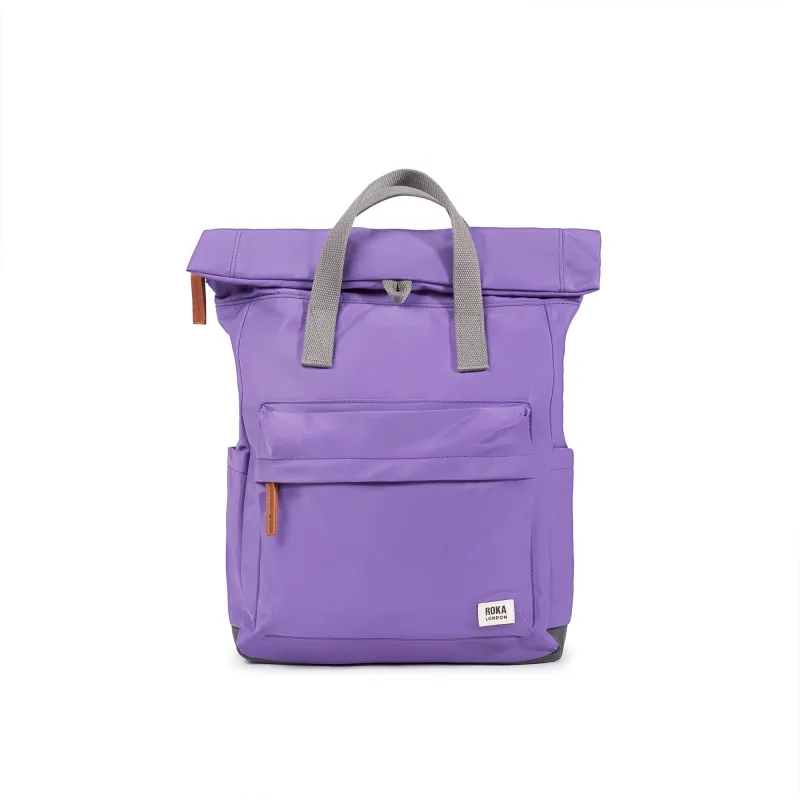 ROKA Canfield B Fresh Purple Medium Recycled Nylon Bag sold by The Foot Factory