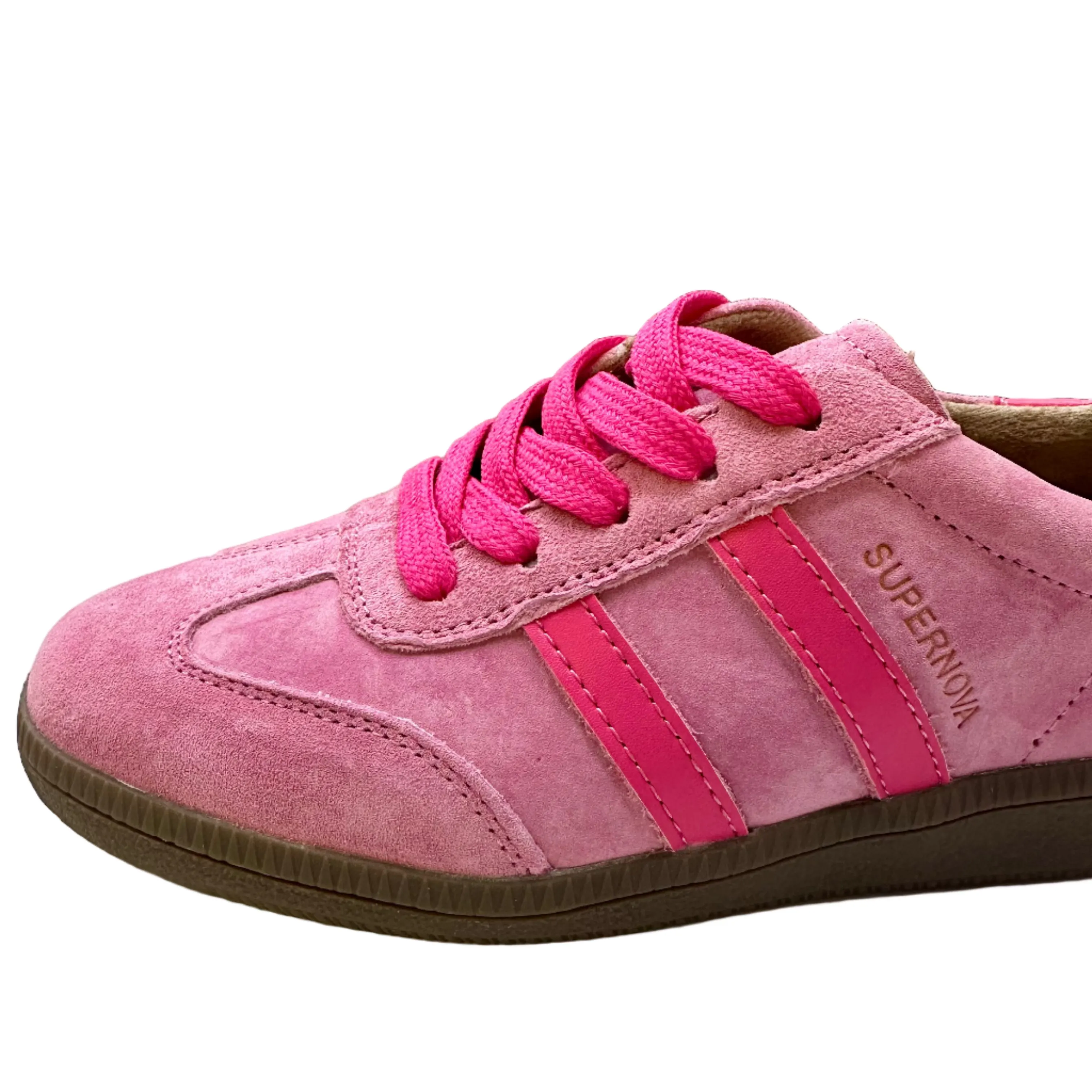 Drilleys Womens Sixty-Four Trainers | Candy Floss sold by The Foot Factory product image thumbnail 4