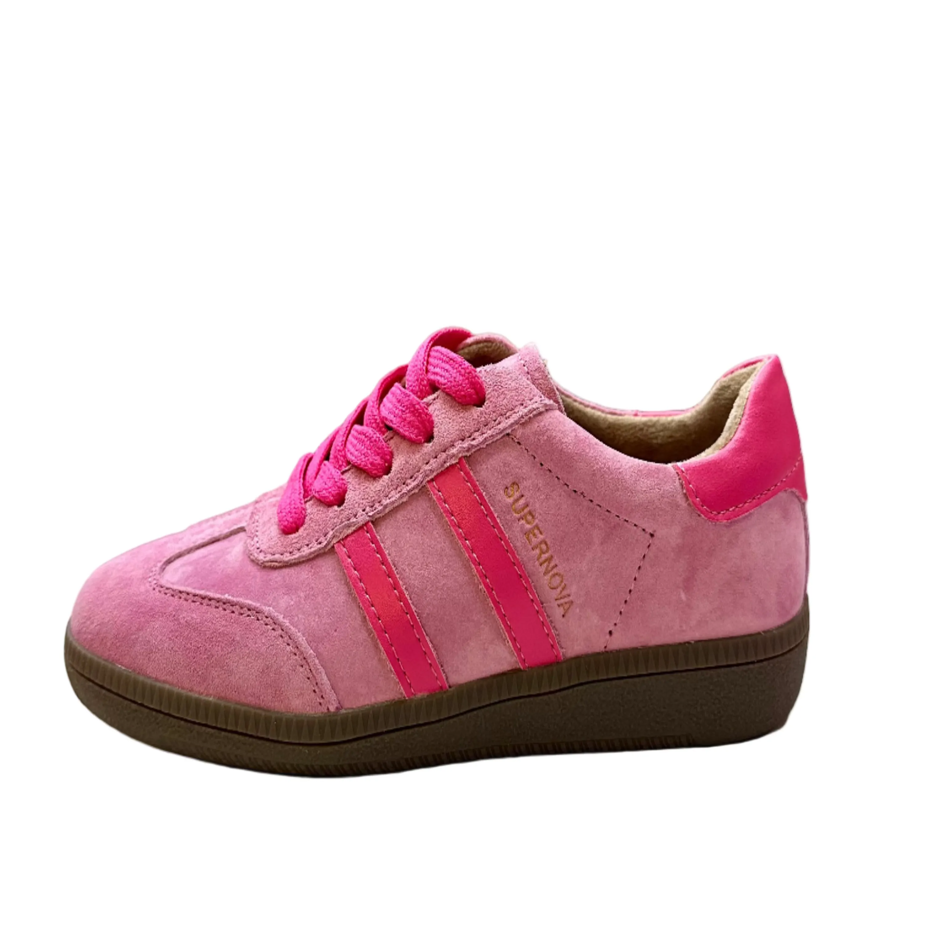 Drilleys Womens Sixty-Four Trainers | Candy Floss sold by The Foot Factory product image thumbnail 2