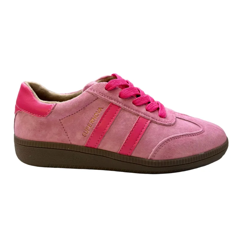 Drilleys Womens Sixty-Four Trainers | Candy Floss sold by The Foot Factory