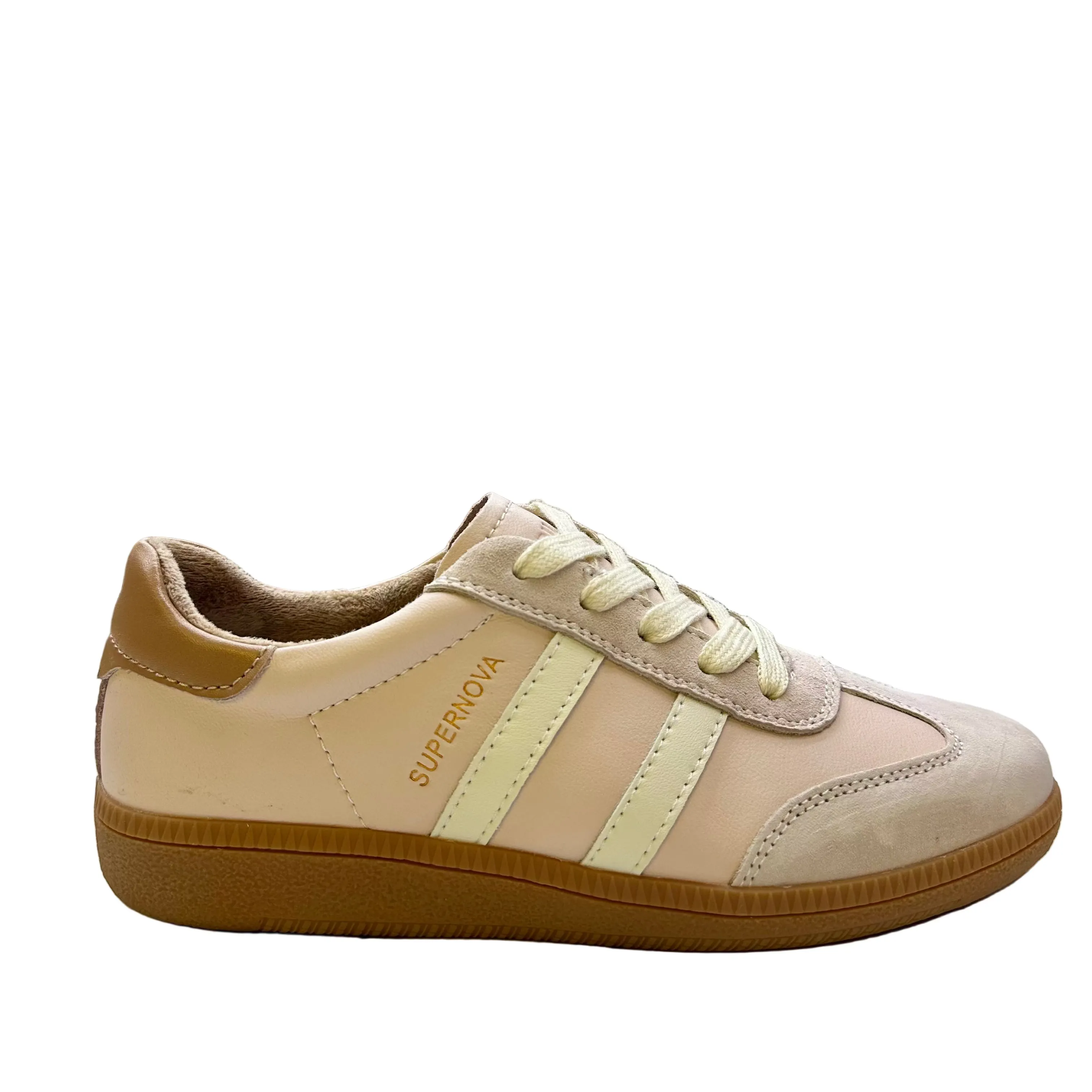Drilleys Womens Sixty-Four Trainers | Soft Mallow sold by The Foot Factory