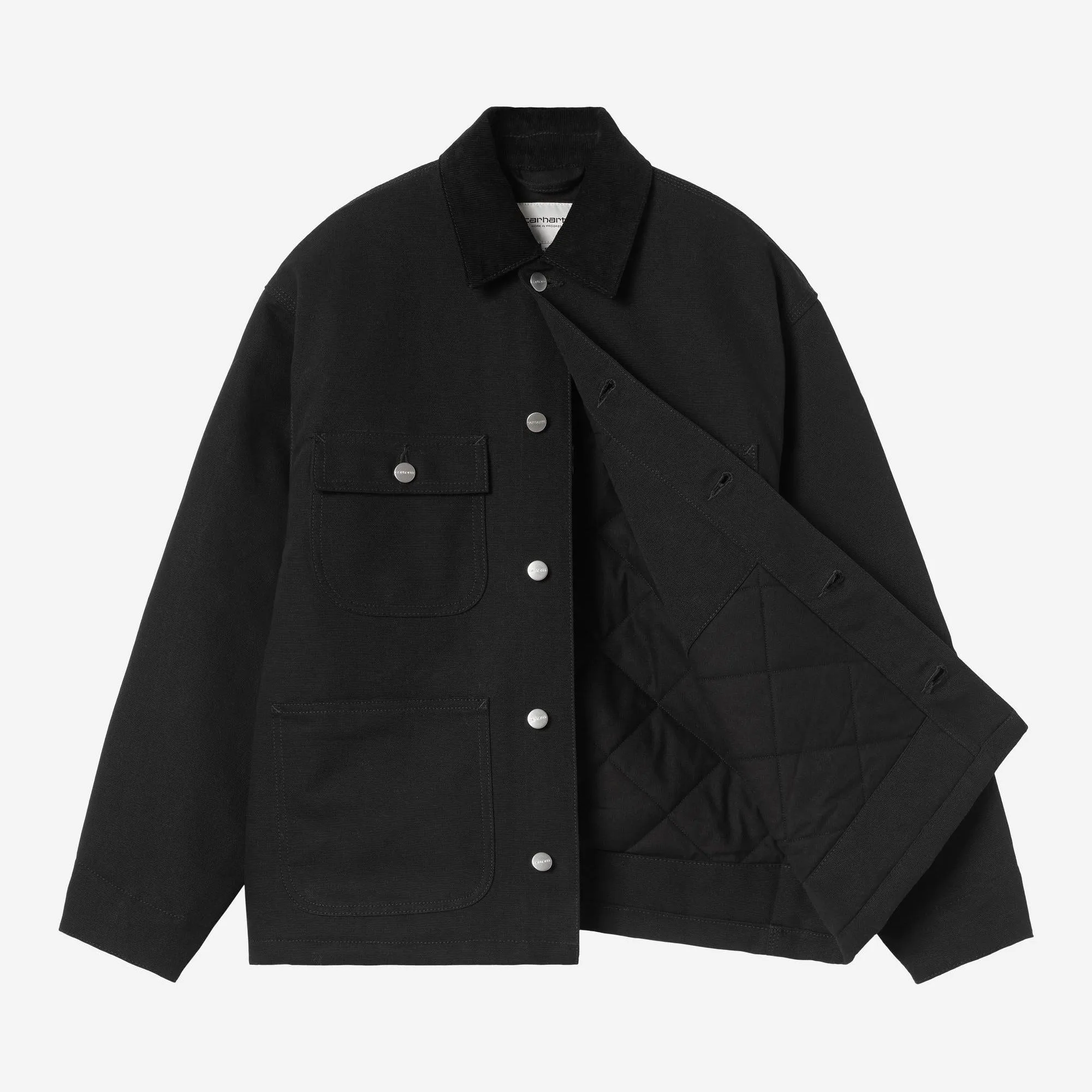 Carhartt WIP Womens OG Michigan Coat Jacket | Black sold by The Foot Factory product image thumbnail 3