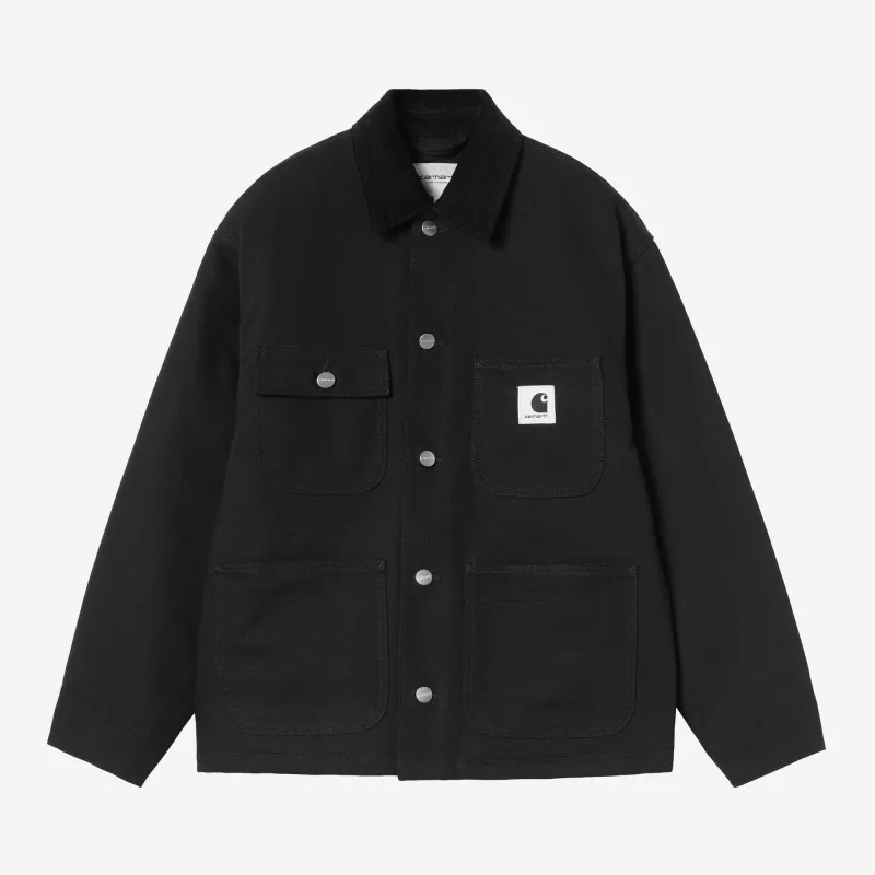 Carhartt WIP Womens OG Michigan Coat Jacket | Black sold by The Foot Factory