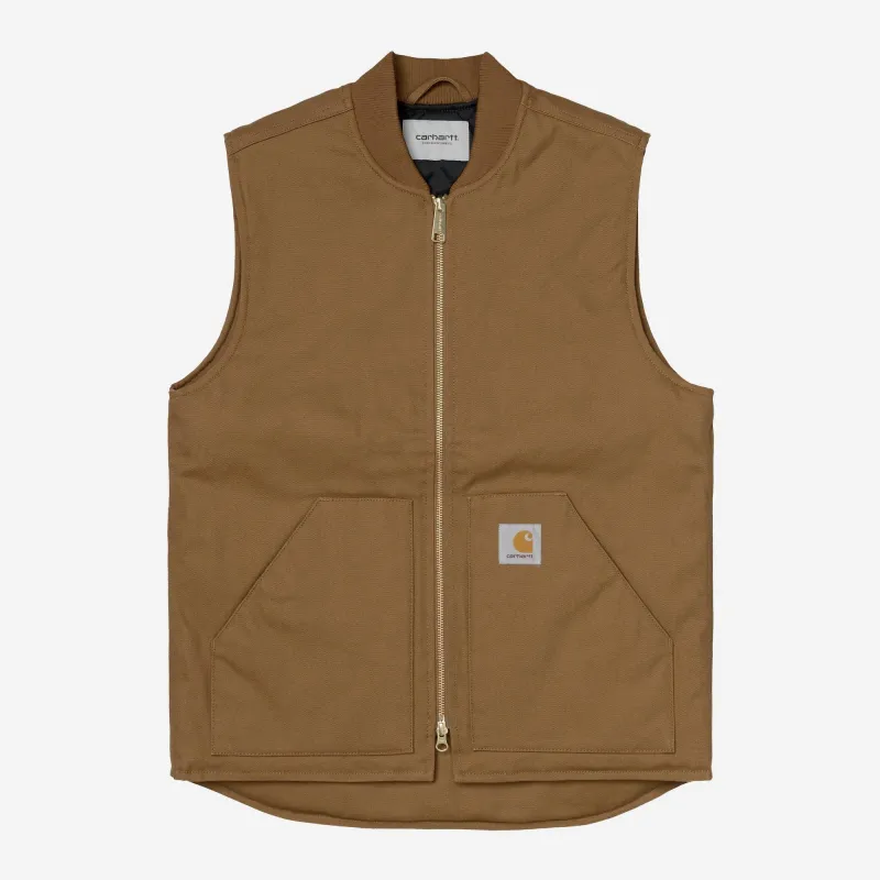 Carhartt WIP Mens Classic Vest | Hamilton Brown Rigid sold by The Foot Factory