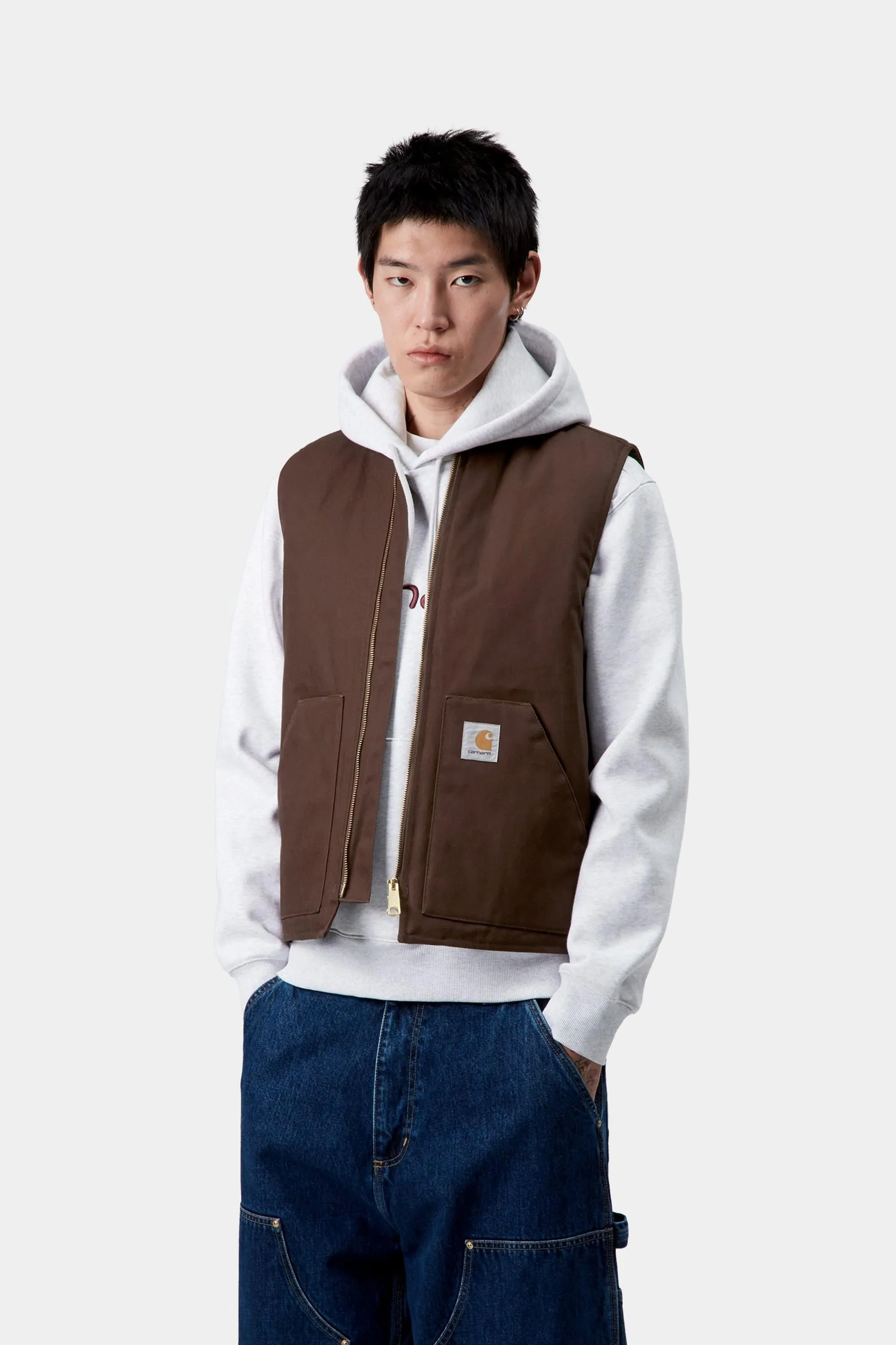 Carhartt WIP Mens Classic Vest | Tobacco Rigid sold by The Foot Factory product image thumbnail 4