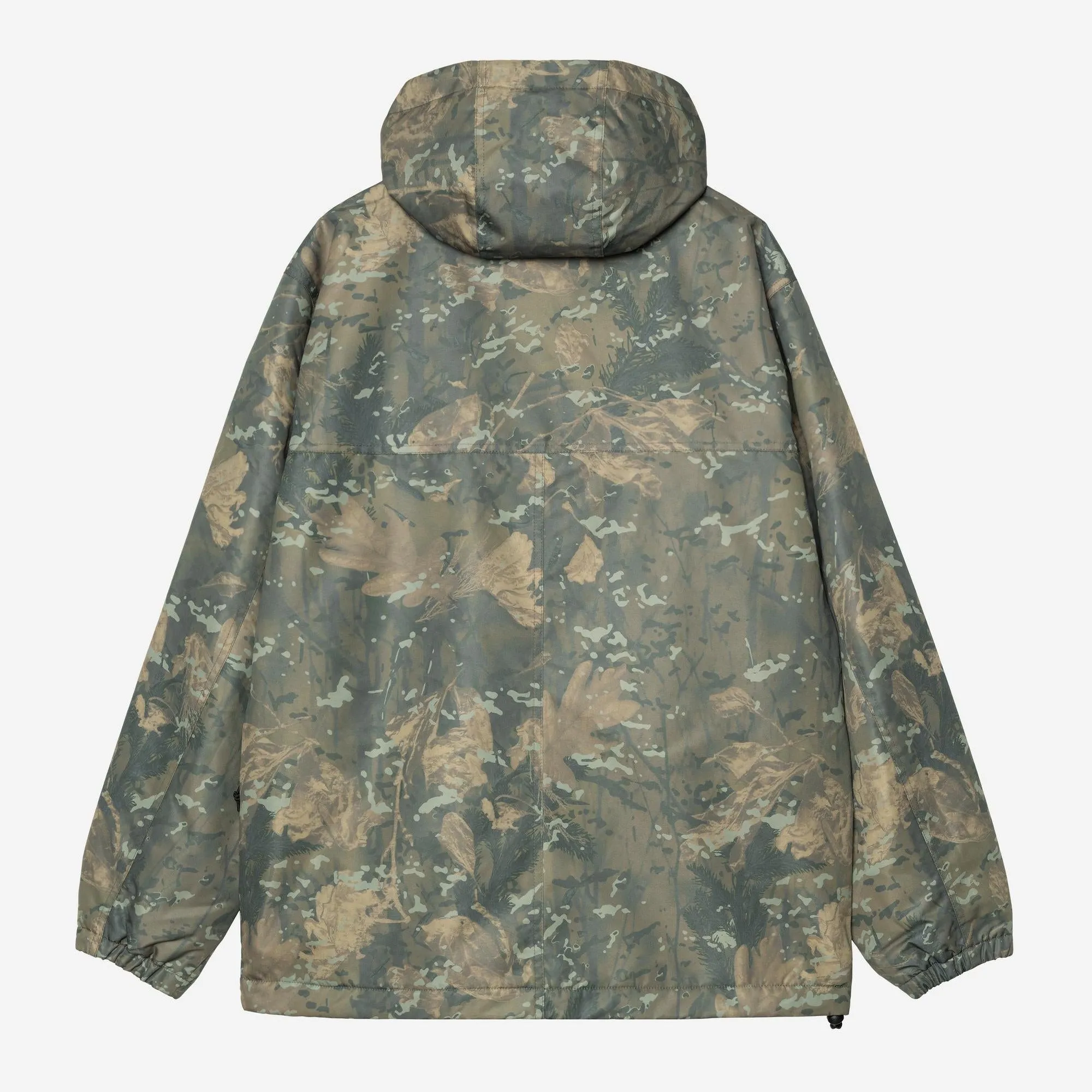Carhartt WIP Mens Windbreaker Pullover Jacket | Camo Green sold by The Foot Factory product image thumbnail 2