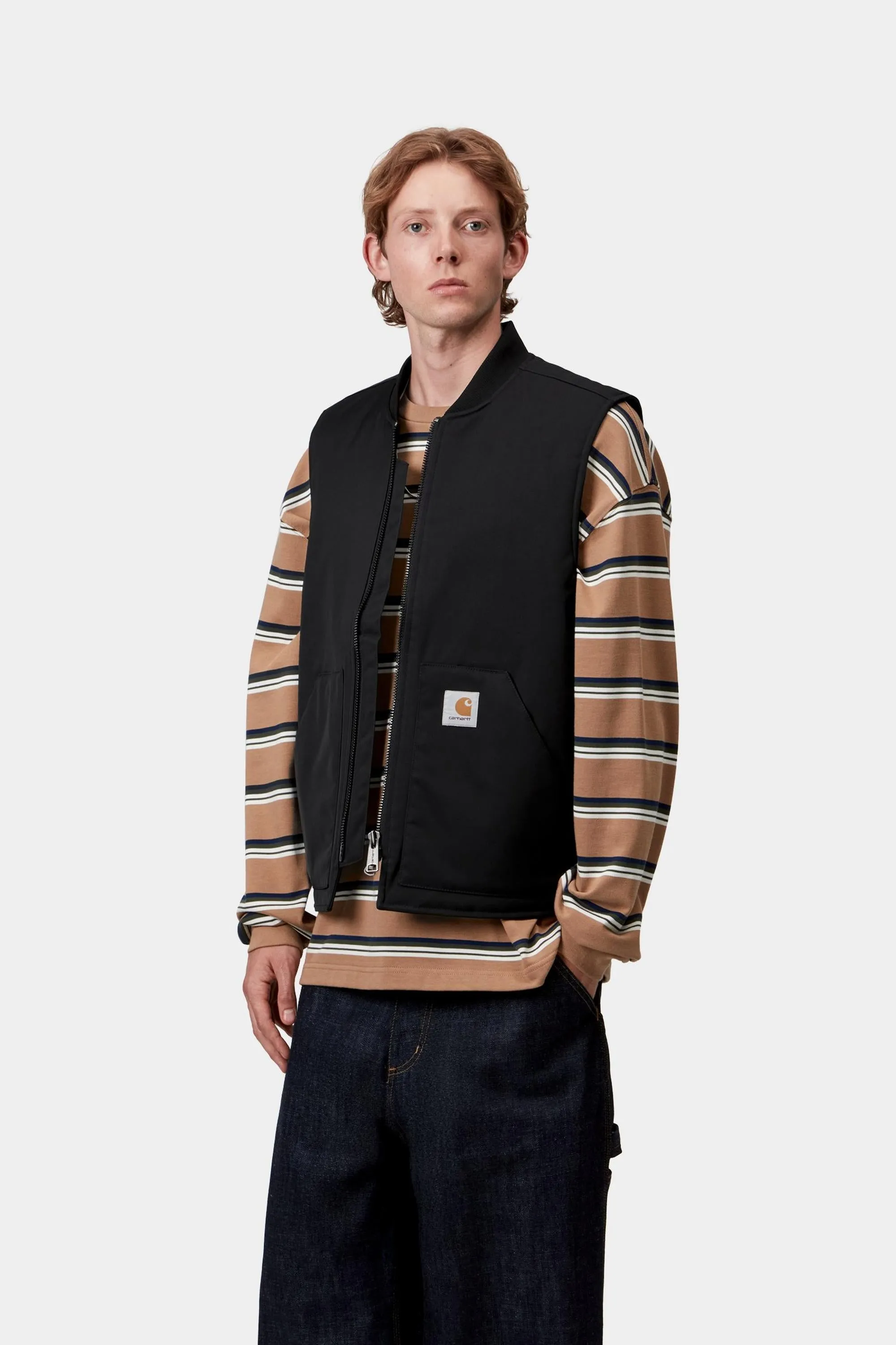 Carhartt WIP Mens Leroy Vest | Black sold by The Foot Factory product image thumbnail 5
