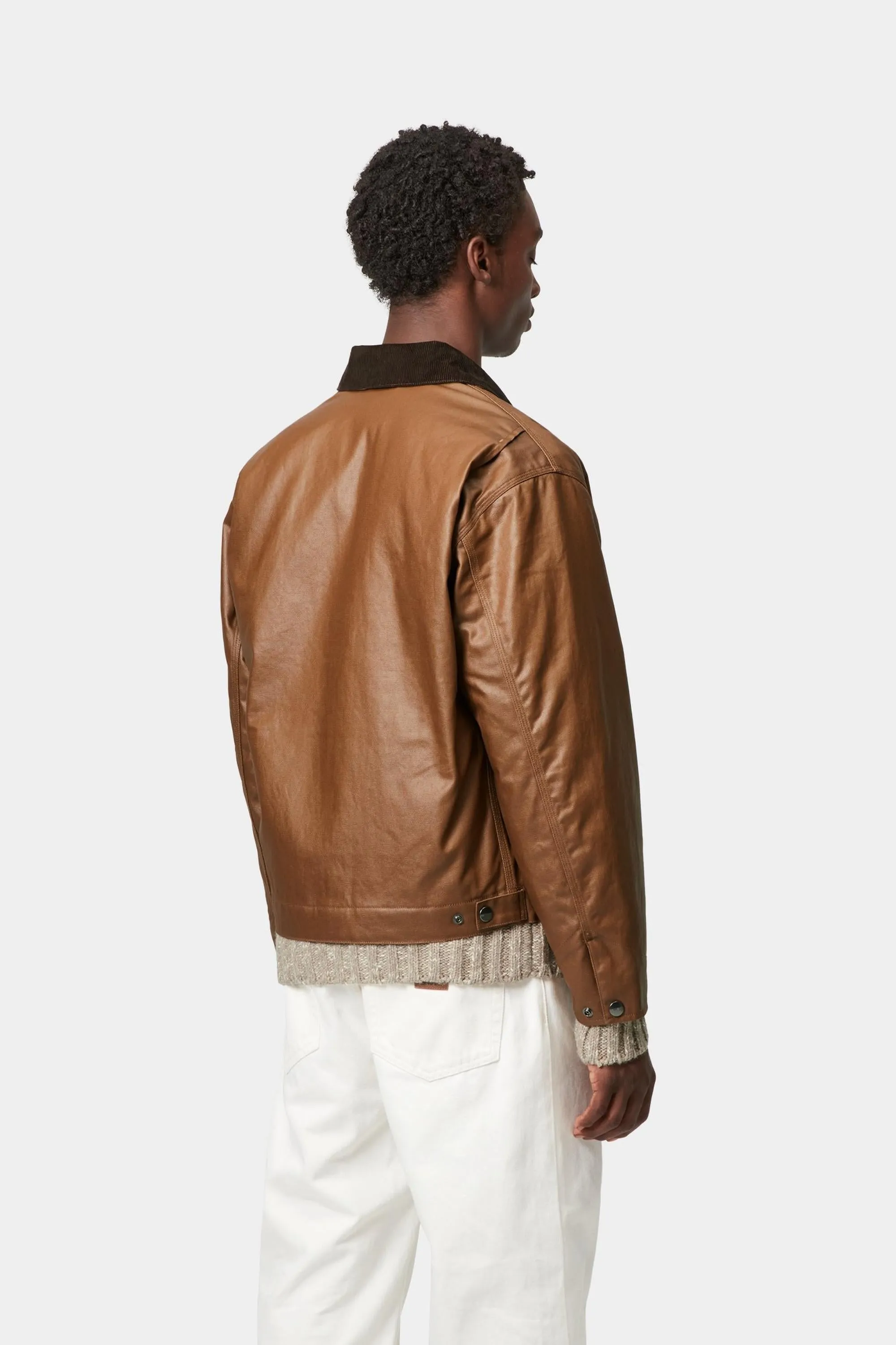 Carhartt WIP Mens OG Dean Jacket | Hamilton Brown / Tobacco sold by The Foot Factory product image thumbnail 5