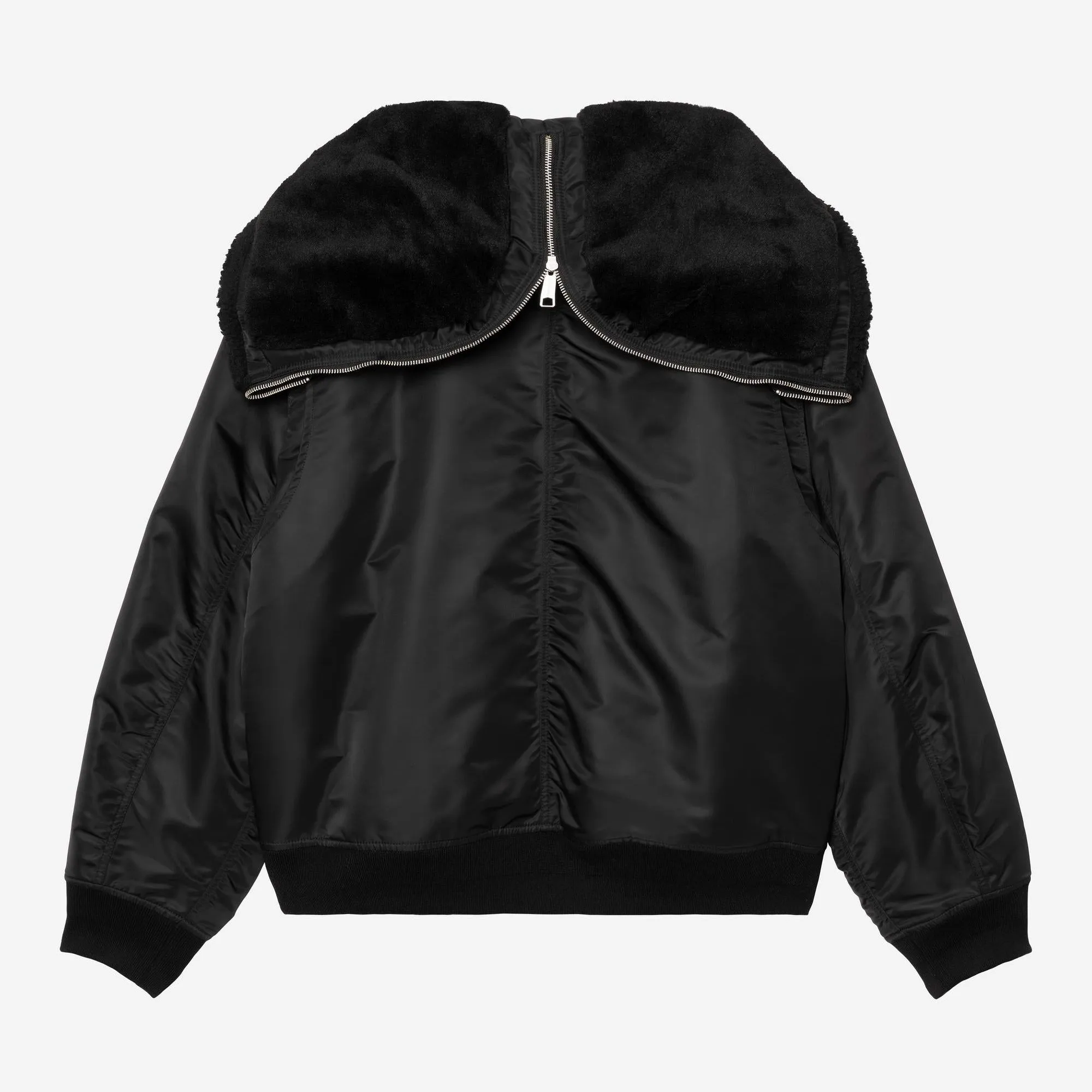 Carhartt WIP Mens Oltera Bomber Hooded Jacket | Black / Black sold by The Foot Factory product image thumbnail 4