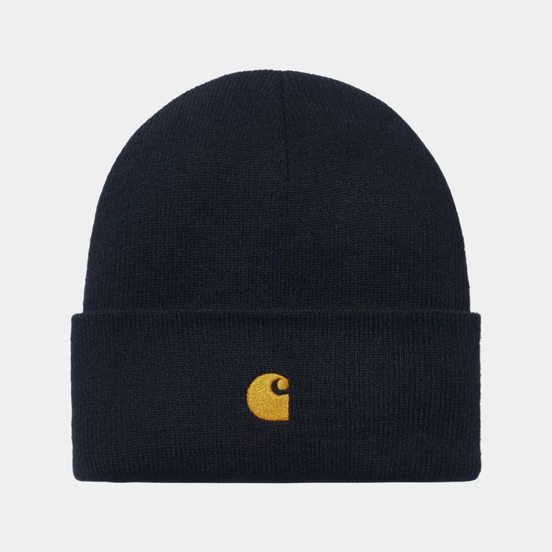 Carhartt WIP Unisex Chase Beanie - Dark Navy sold by The Foot Factory