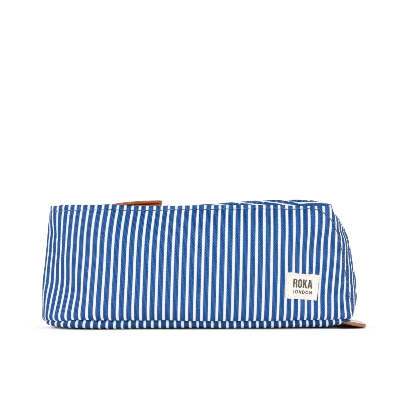 ROKA Pimlico Hickory Print Small Recycled Canvas Pouch sold by The Foot Factory