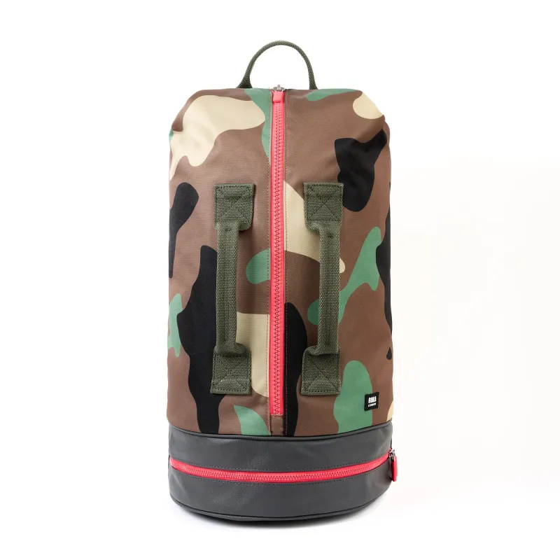 ROKA Heathrow Large Recycled Canvas Bag | Vintage Camo sold by The Foot Factory