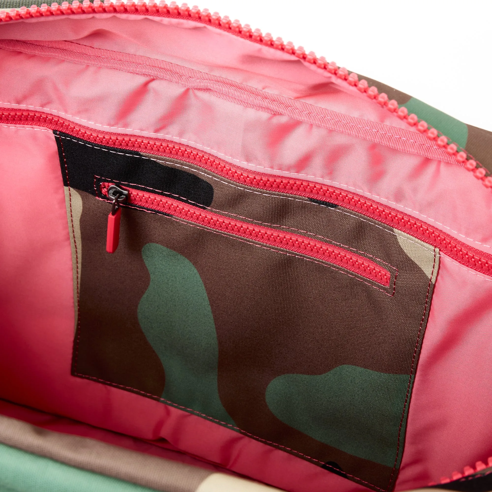 ROKA Gatwick Medium Recycled Canvas Bag | Vintage Camo sold by The Foot Factory product image thumbnail 4