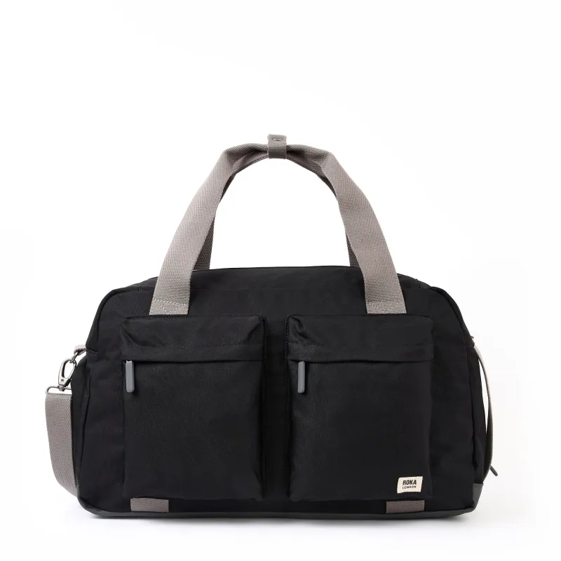 ROKA Gatwick Large Recycled Canvas Bag | Ash sold by The Foot Factory